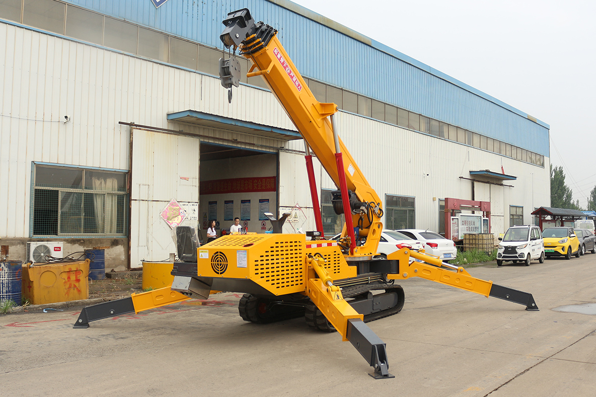 Hw Spider Crane Construction Machinery Equipment For Sale