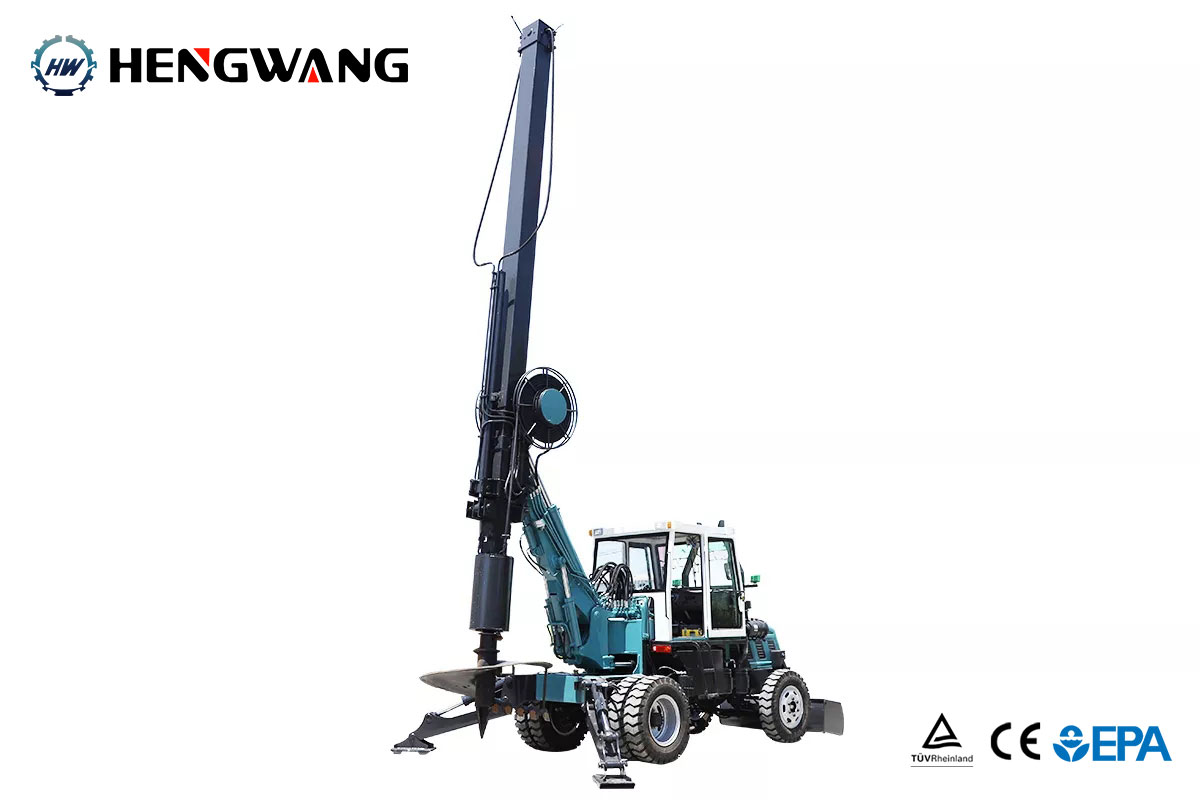 HWDR150D Wheel Rotary Pile Driver