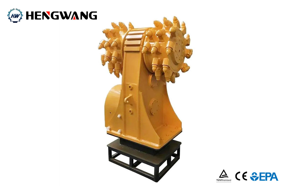 Milling and digging machine