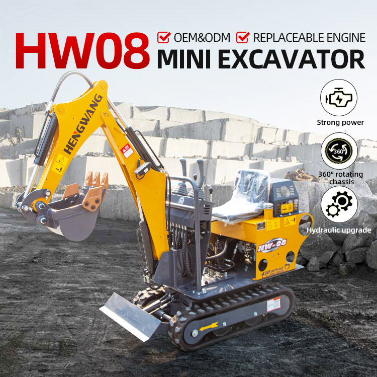 HW-08 Crawler Excavator - Construction Machinery & Equipment For Sale ...